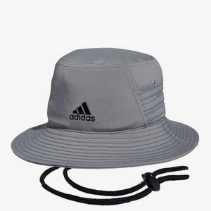 NEW Gray ADIDAS Victory Bucket Hat Unisex One Size Adjustable SUN SPORTS
